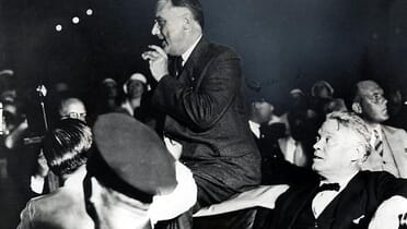 FDR speaking in Bayfront Park in 1933