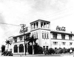 Coca-Cola bottling plant in Wynwood Miami
