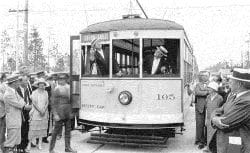 Coral Gables Trolley Line in 1925