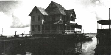 Jackson House on Barge in 1916