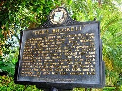 Fort Brickell Historic Marker