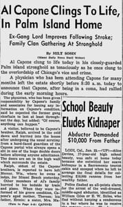 Miami News Headline on January 22nd, 1947