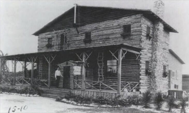 Exterior of Jungle Inn in 1921