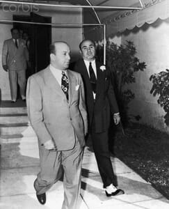 Capone leaving St. Patrick Church in 1941