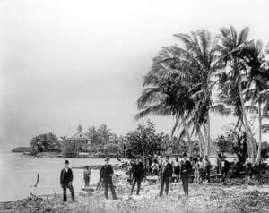 Miami Pioneers during the Groundbreaking in 1896