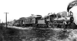 FEC Locomotive #12 to Miami on April 22, 1896