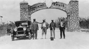 Opening of Tamiami Trail on April 26, 1928.