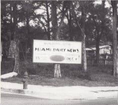 Lot for Miami News Tower in June of 1924