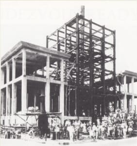 Miami News Tower construction on November 11, 1924