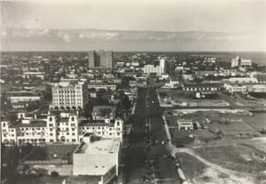 Looking North from Miami Daily News Tower in 1930
