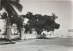 Ocean Ranch Hotel Entrance in 1951