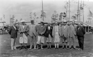 William Urmey in Coral Gables in 1920. He is third from the left.