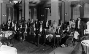 Shriners at Hotel Urmey in 1922.