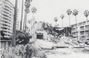 Demolition in September of 1988