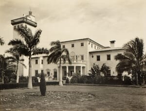August Geiger designed Fisher home, The Shadows, on Miami Beach.