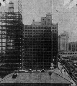 Security Building under construction in August, 1928.