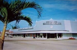 Branch of Peoples National Bank in 1950s.