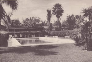 Pool of La Casa Reposada in 1940.