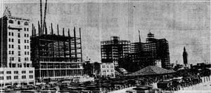 Construction on Biscayne Blvd in 1925