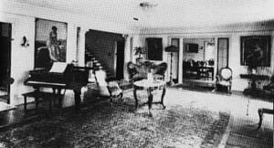 Interior of Nolan Home in 1926.