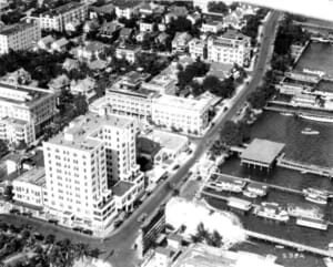 Aerial from McAllister Hotel in 1920.