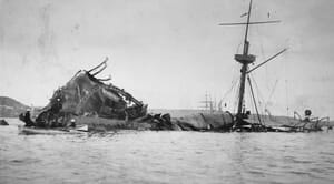Sinking of the Maine in Havana Harbor in 1898