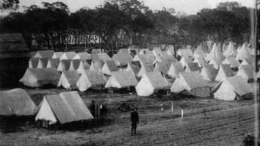 Tents in Miami for Soldiers in 1898
