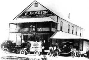 Anderson's Corner in 1911