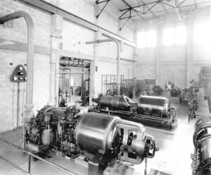 Miami Beach Electric Company turbine in 1922.