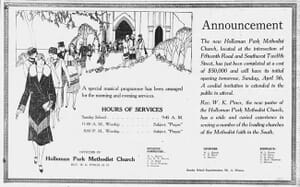 Ad in Miami News on April 4, 1925