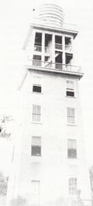 Water tower near Miami River in 1896.