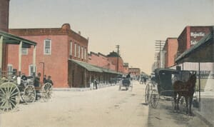 Avenue D in 1900.