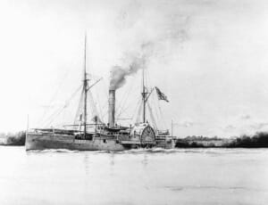 USS Miami in 1899
