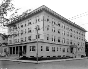 YMCA building at corner of NE First Street & NE Third Avenue in 1920.