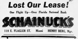 Ad in Miami News on May 27, 1936.