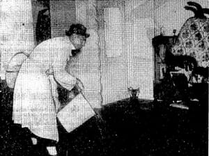 Flood of living room at 1299 Brickell Avenue in 1948.