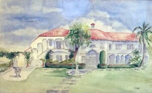 Painting of Rivera Apartments