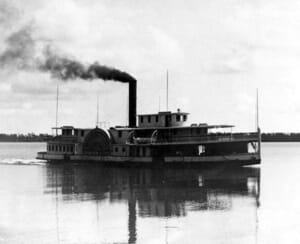 Rockledge Steamship in 1888 on Indian River.