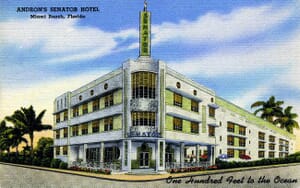 Postcard of Androns Senator Hotel