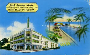 Postcard of Nash-Senator Hotel