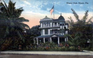 Postcard of Miami Club in 1912