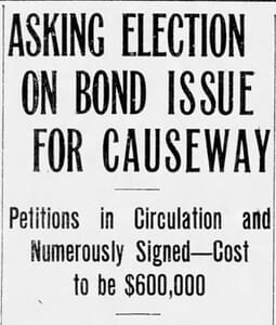 Headline in the Miami Metropolis on July 9, 1916