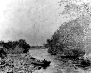 Miami River rapids in 1896