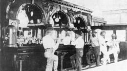 Inside of Majestic Saloon in 1904