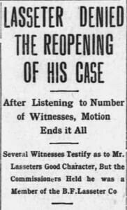 Ad in Miami Metropolis on September 8, 1908