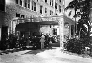 Robert Clay Hotel Entrance in 1937
