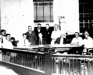 Miami City Commission & Mayor Romfh in 1924
