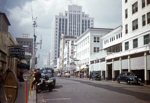 Flagler Street Looking West in 1945