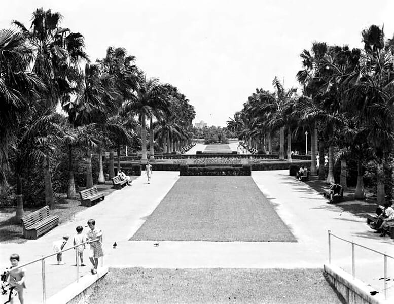 Bayfront Park from Bandshell on May 30, 1934