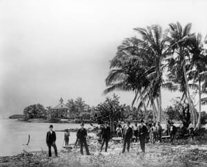 Groundbreaking for Royal Palm Hotel on March 15, 1896